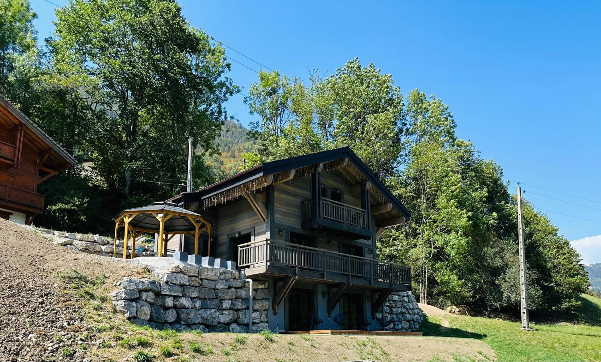 Chalet Du Bonheur Villa Bonnevaux  Eksteriør billede