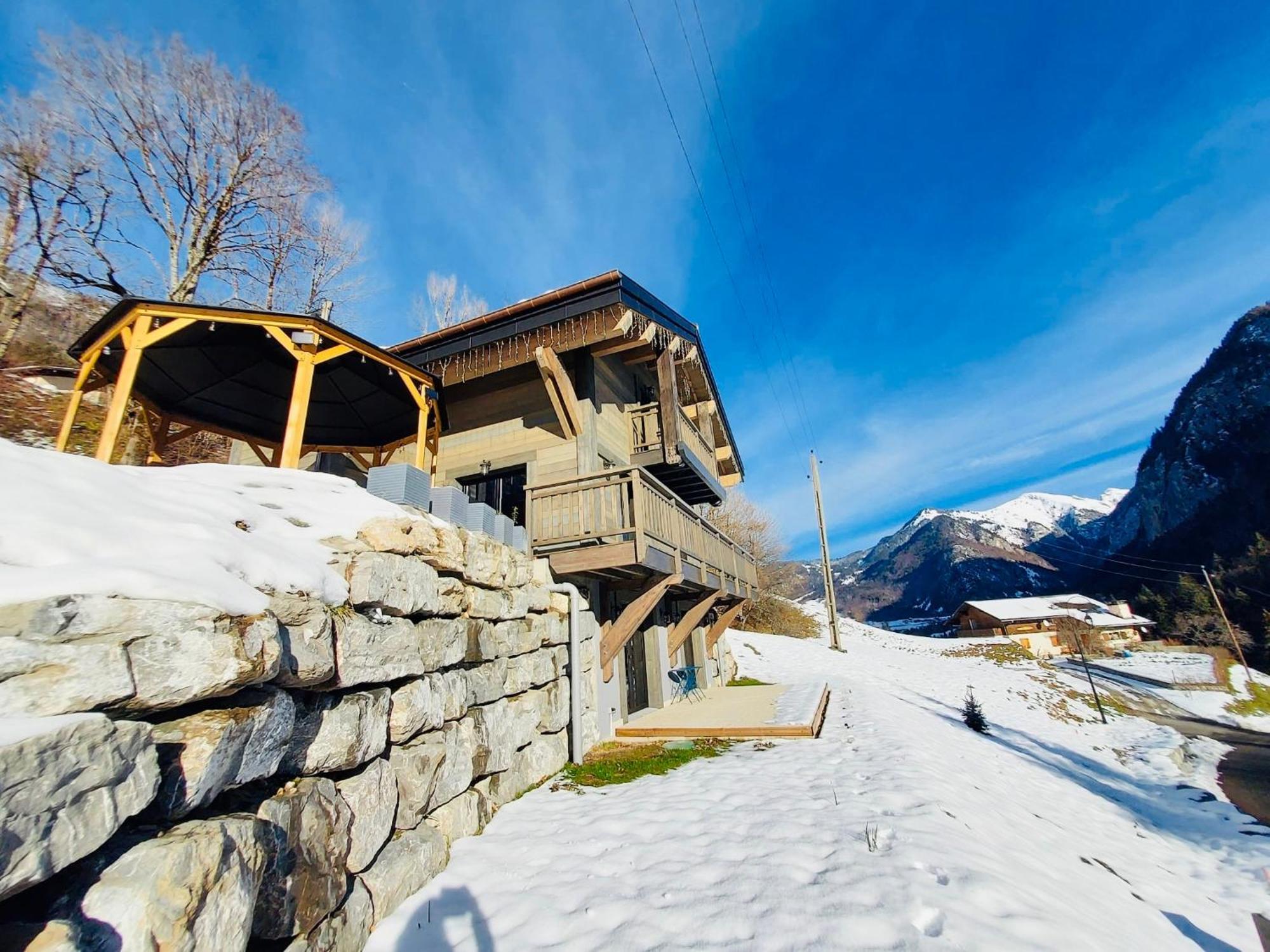 Chalet Du Bonheur Villa Bonnevaux  Eksteriør billede